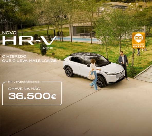 Novo Honda HR-V Hybrid - Chave na m�o 36.500�