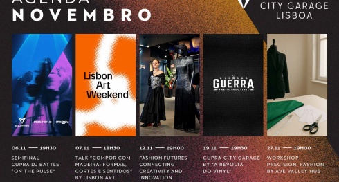 Arte, Moda e M�sica em novembro na CUPRA City Garage Lisboa