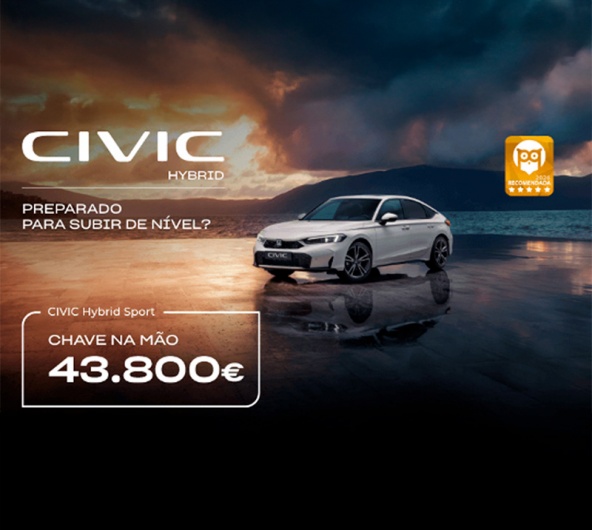 Honda Civic Hybrid- Chave na m�o 43.800�