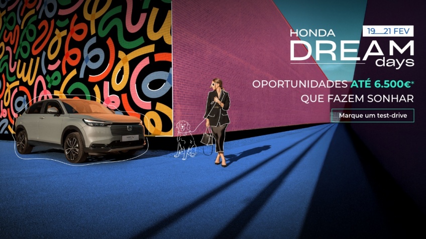 Honda DREAM DAYS regressa com ofertas de at� 6.500 euros em modelos eletrificados