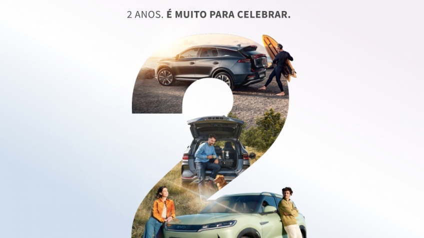 BYD celebra dois anos em Portugal com ofertas exclusivas