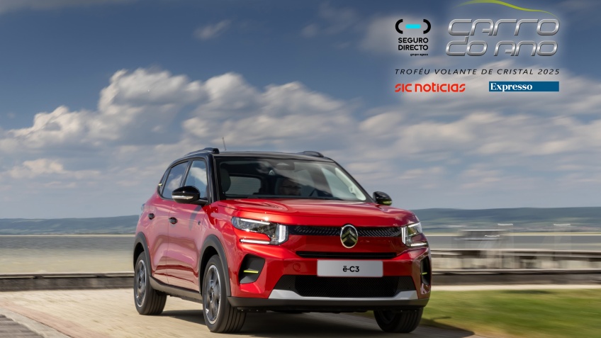 TROF�U VOLANTE DE CRISTAL: NOVO CITRO�N C3 � O �CARRO DO ANO 2025� EM PORTUGAL