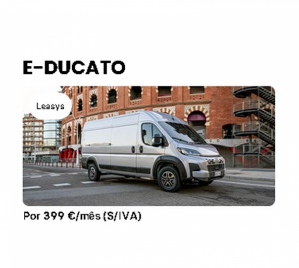 Novo e-Ducato 280cv 110kWh Furg�o Maxi LH2 - S�rie 3 Por 399 �/m�s (S/IVA)