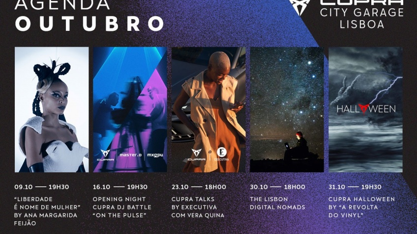 Outubro na CUPRA City Garage: liberdade, m�sica e mist�rio no cora��o de Lisboa