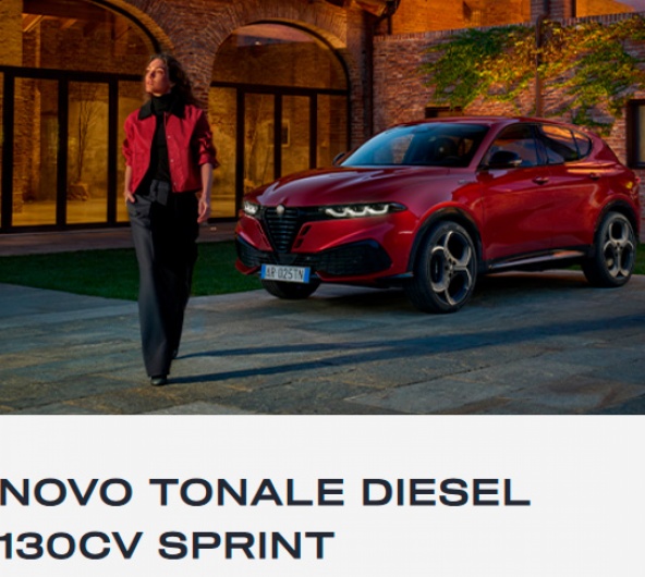 NOVO TONALE DIESEL 130CV SPRINT, DESDE 525�/M�S