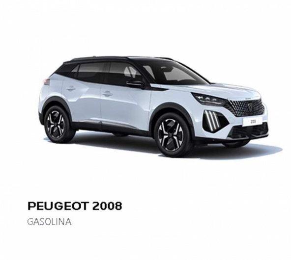 PEUGEOT 2008 GASOLINA  A partir de 22.335� ou  por 129�/m�s*