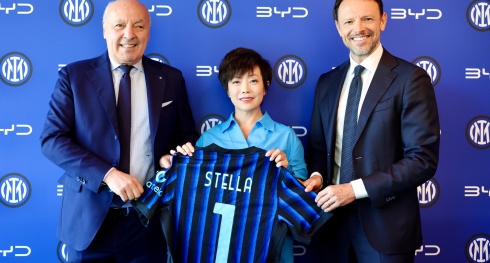 Grupo BYD � o parceiro autom�vel global do FC Internazionale Milano