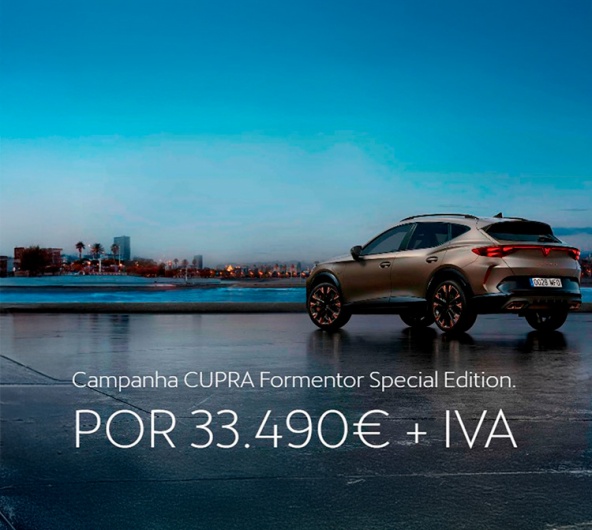 CUPRA Formentor Special Edition. Edi��o Fiscal. Por 33.490� + IVA*