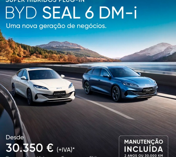 BYD SEAL 6 DM-i Desde  30.350 �  (+IVA)*
