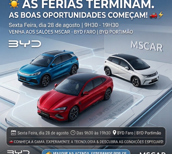 BYD - As f�rias terminam, as boas oportunidades come�am