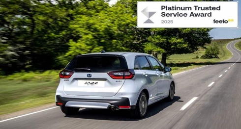 Honda Motor Europe recebe Pr�mio Platina de Servi�o de Confian�a 2025 da Feefo