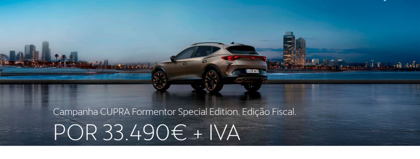 CUPRA Formentor Special Edition. Edi��o Fiscal. Por 33.490� + IVA*
